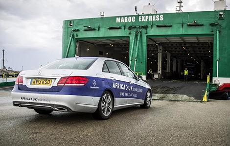 Mercedes-Benz մեքենան վառելիքի միայն մեկ բաք լիցքավորմամբ Մարոկկոյից հասել է Մեծ Բրիտանիա